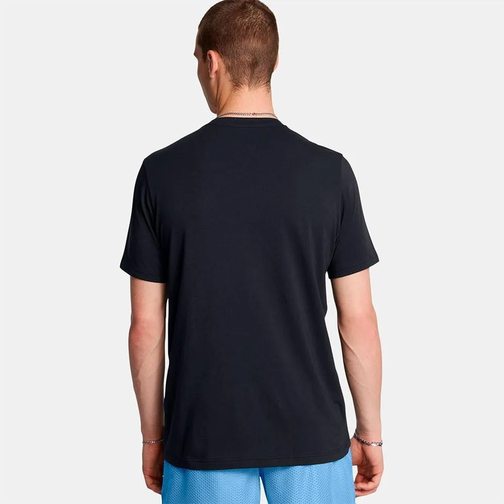 Under Armour Unisex-Adult Ua M Sliced Wordmark 60/40s Short Sleeve T-shirt