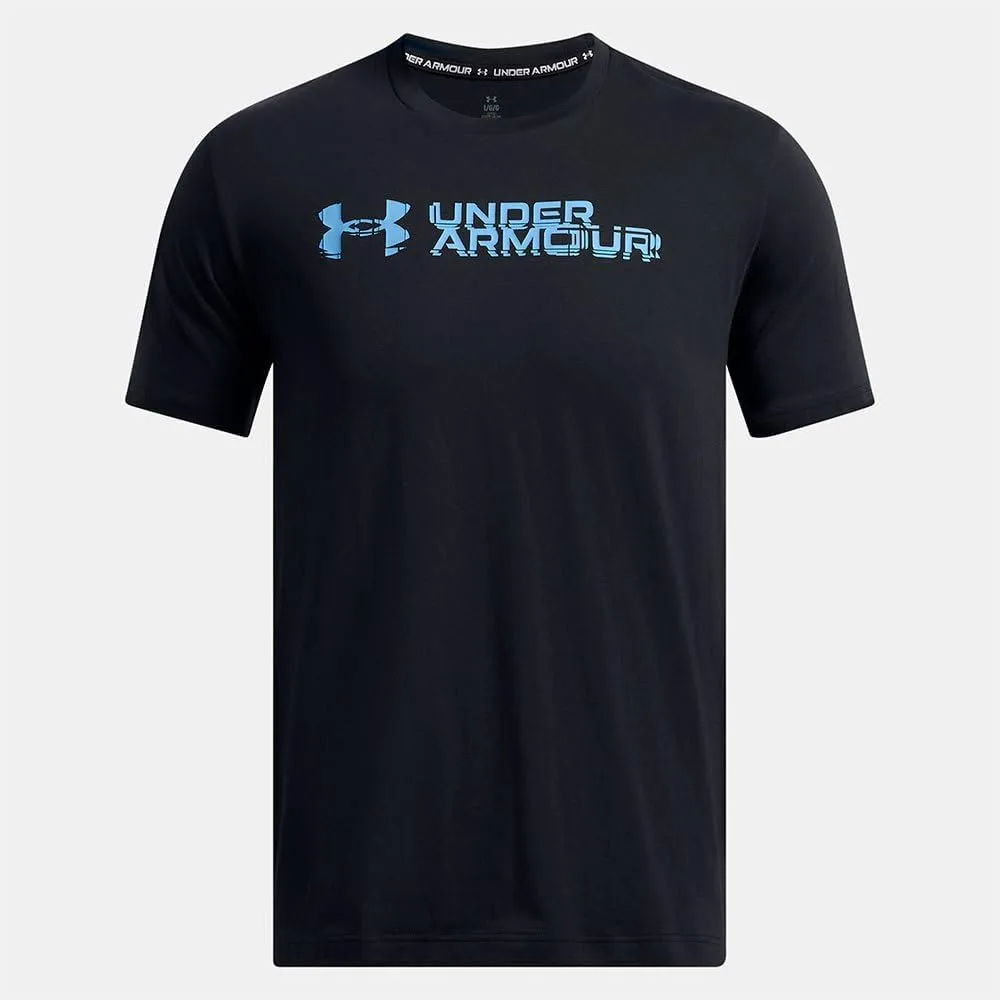 Under Armour Unisex-Adult Ua M Sliced Wordmark 60/40s Short Sleeve T-shirt
