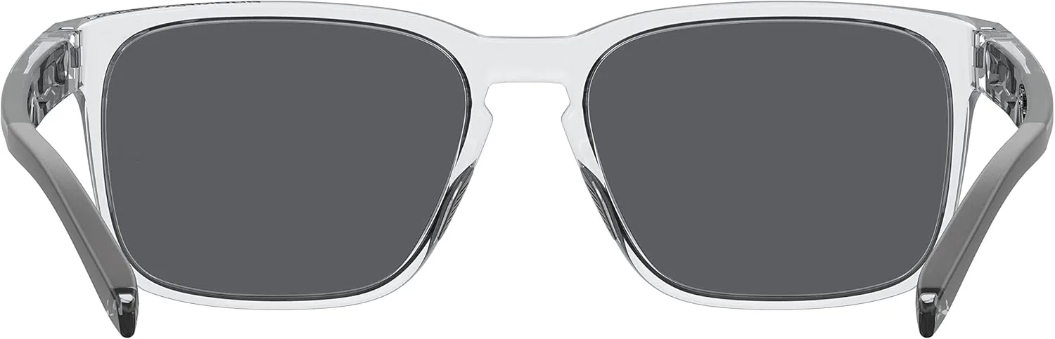 Under Armour Men's Ua Assist 2 Rectangular Sunglasses Crystal/Silver Multilayer 57 Millimeters
