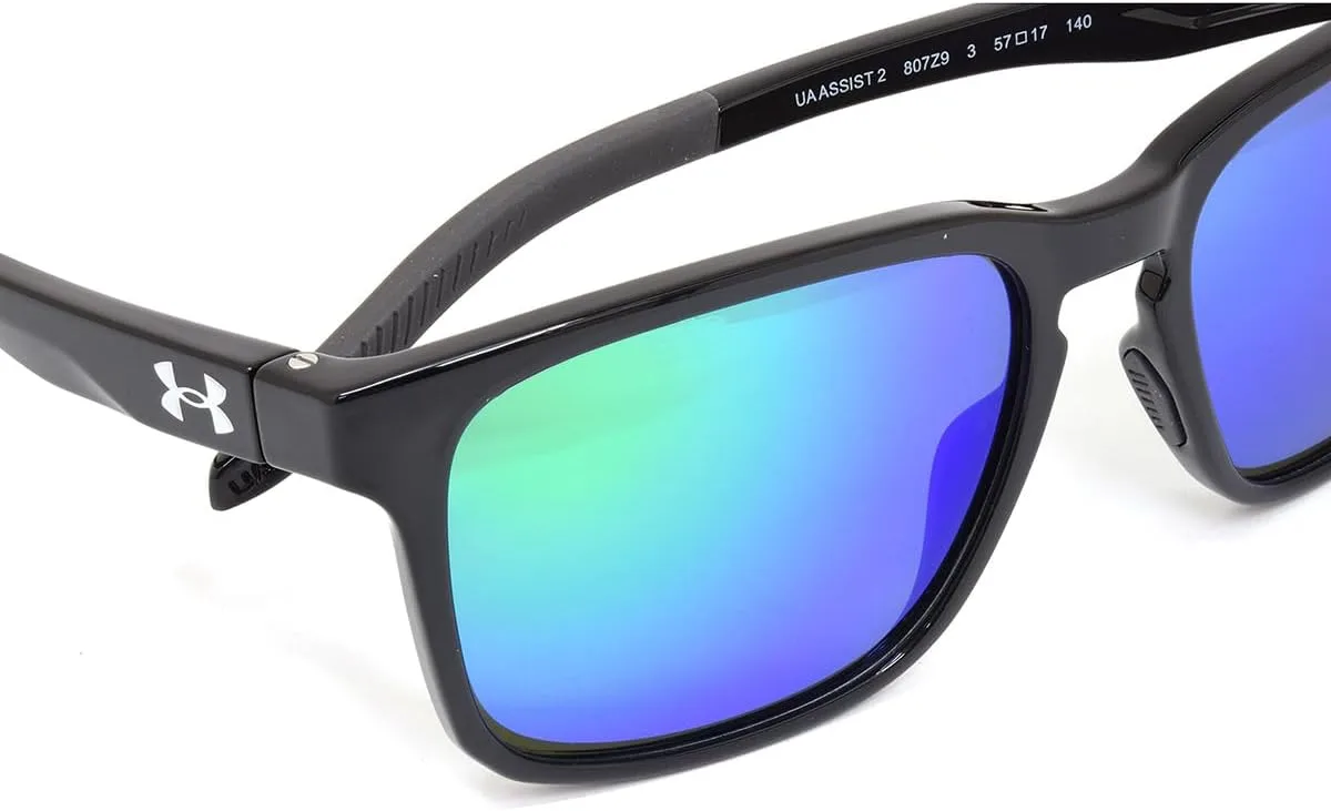 UNDER ARMOUR Men's UA Assist 2 Rectangular Sunglasses