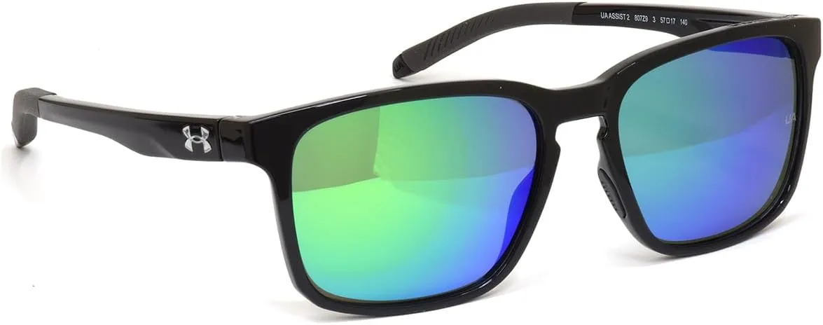 UNDER ARMOUR Men's UA Assist 2 Rectangular Sunglasses
