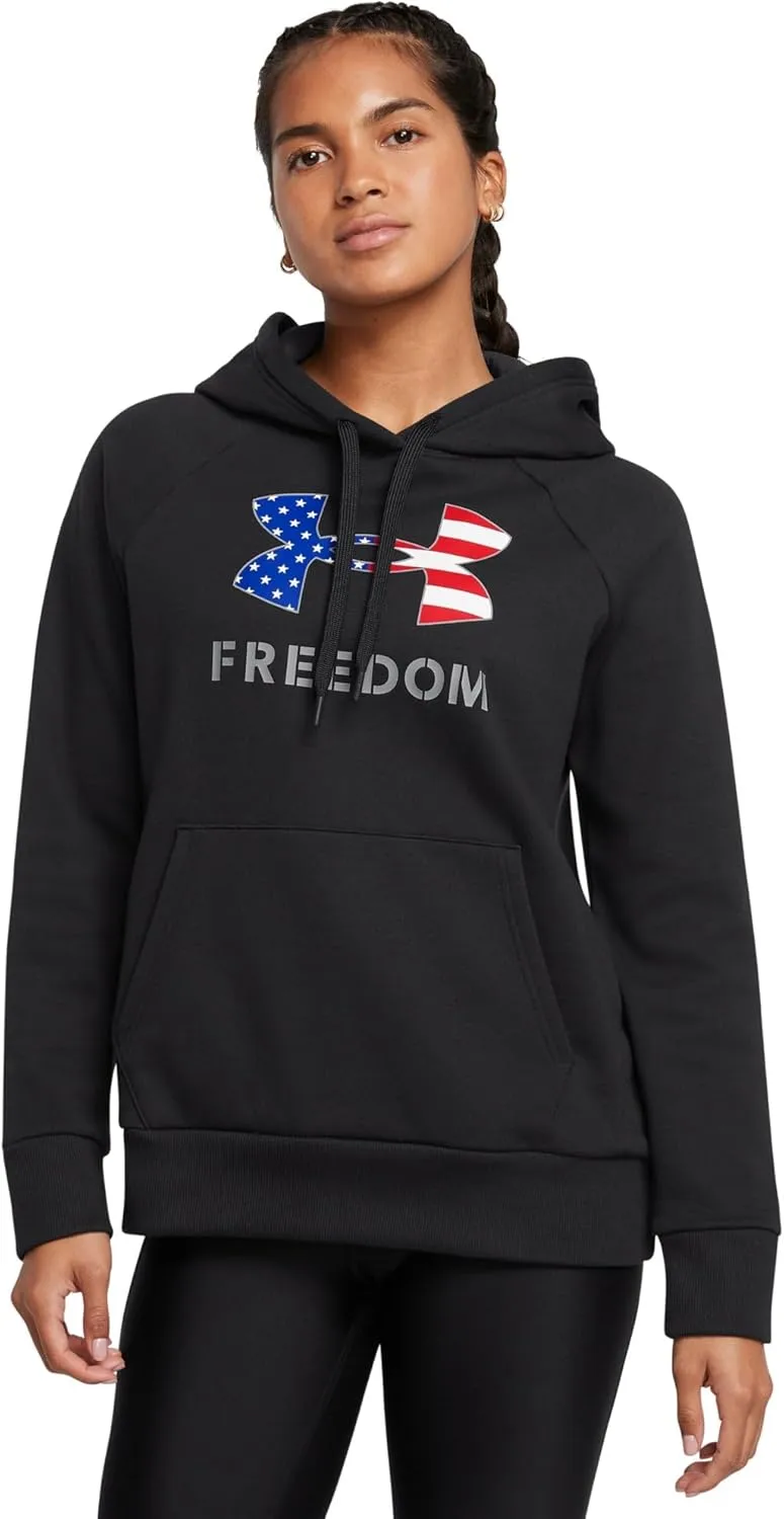 Under Armour Women's Freedom Logo Brushed Fleece Hoodie