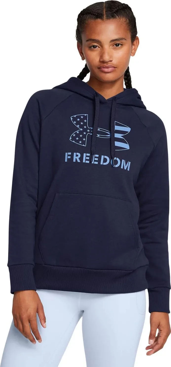 Under Armour Women's Freedom Logo Brushed Fleece Hoodie