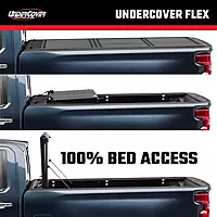 RealTruck UnderCover Flex Hard Folding Truck Bed Tonneau Cover | FX31010 | Fits 2020 - 2025 Jeep Gladiator 5' Bed (60")