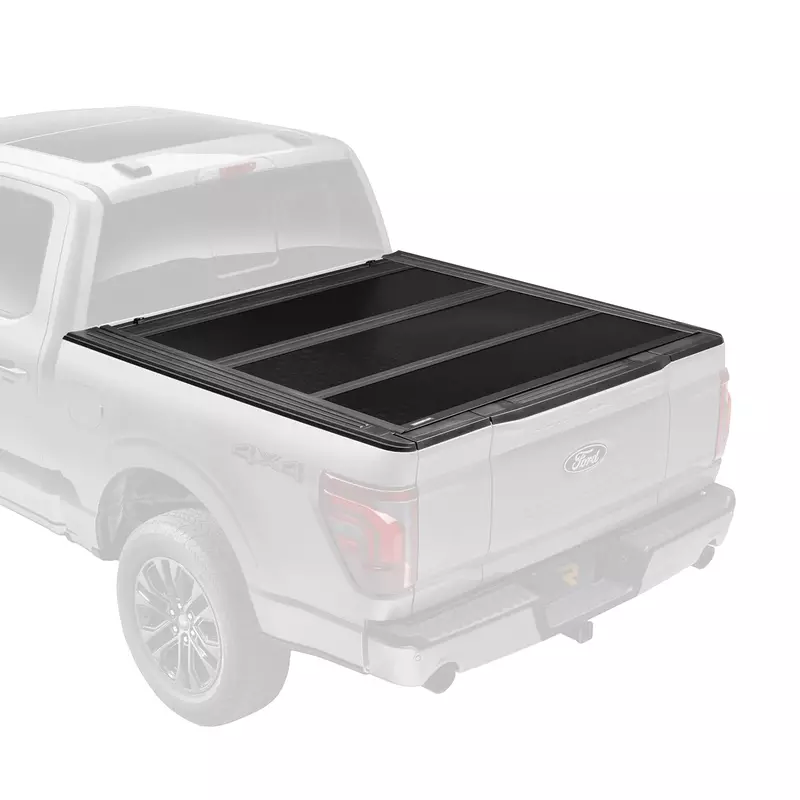 RealTruck UnderCover Flex Hard Folding Truck Bed Tonneau Cover | FX11022 | Fits 2019 - 2025 Chevy/GMC Silverado/Sierra 1500 5' 10" Bed (69.9")