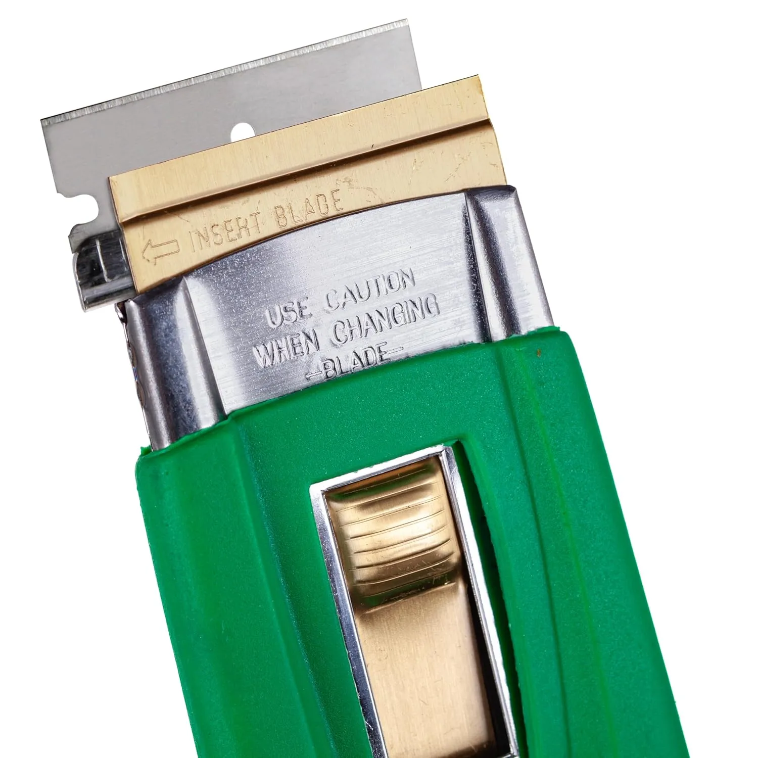 Unger SR040CT Safety Scrapers, Green, 50 Count