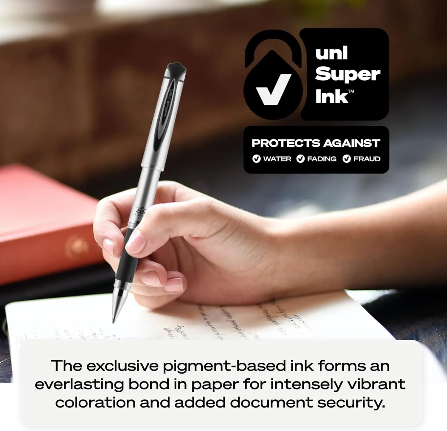uni-ball 207 Impact Gel Pen Refills, 1.0 mm Bold, Black, 2 Pack