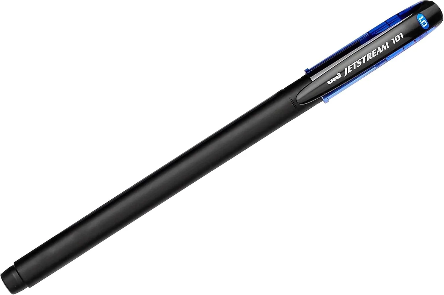Uni-Ball Jetstream 101 Ballpoint Pens, 1.0 mm, Blue Ink, 12 Pack