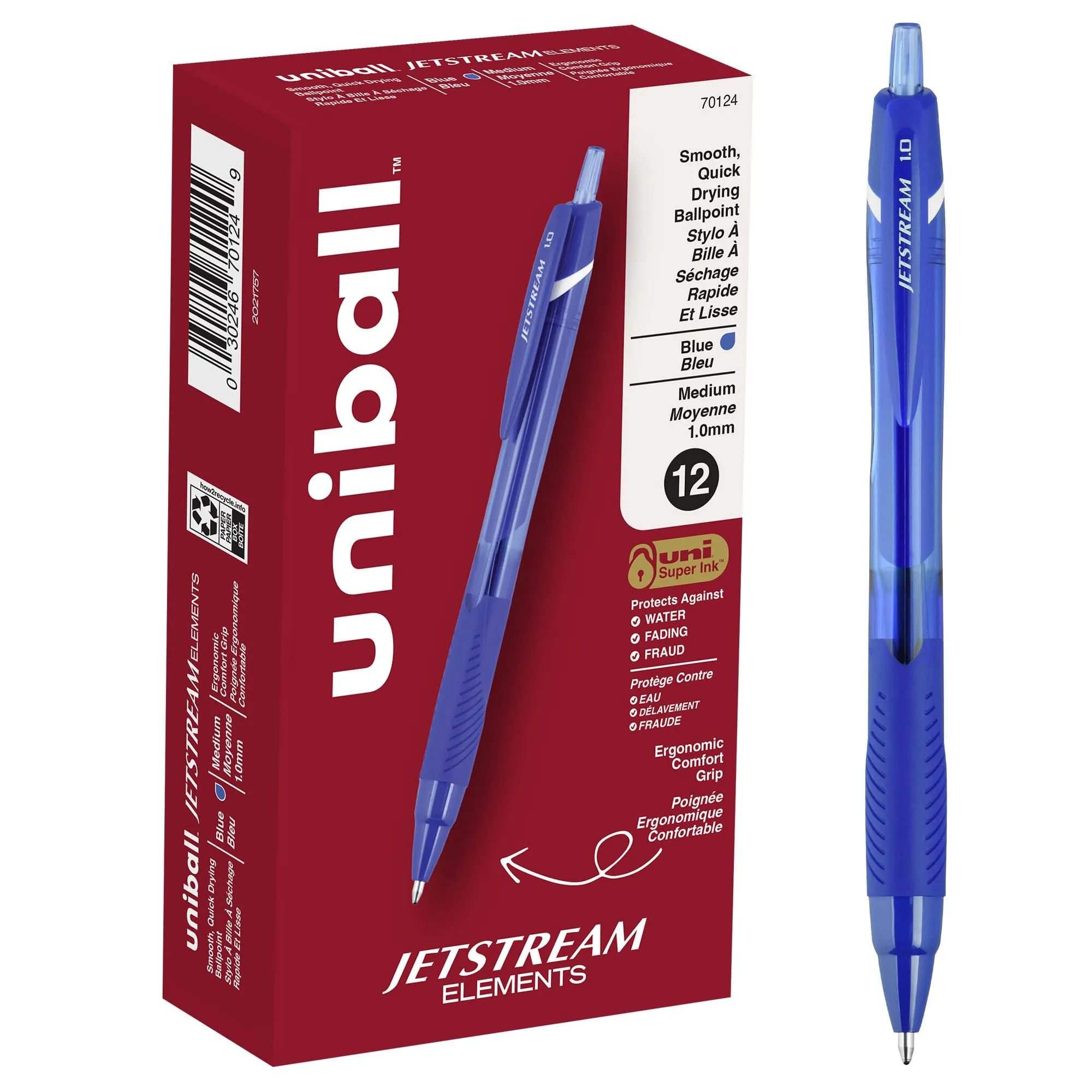 UNI-BALL Jetstream Elements Retractable Ballpoint Pens