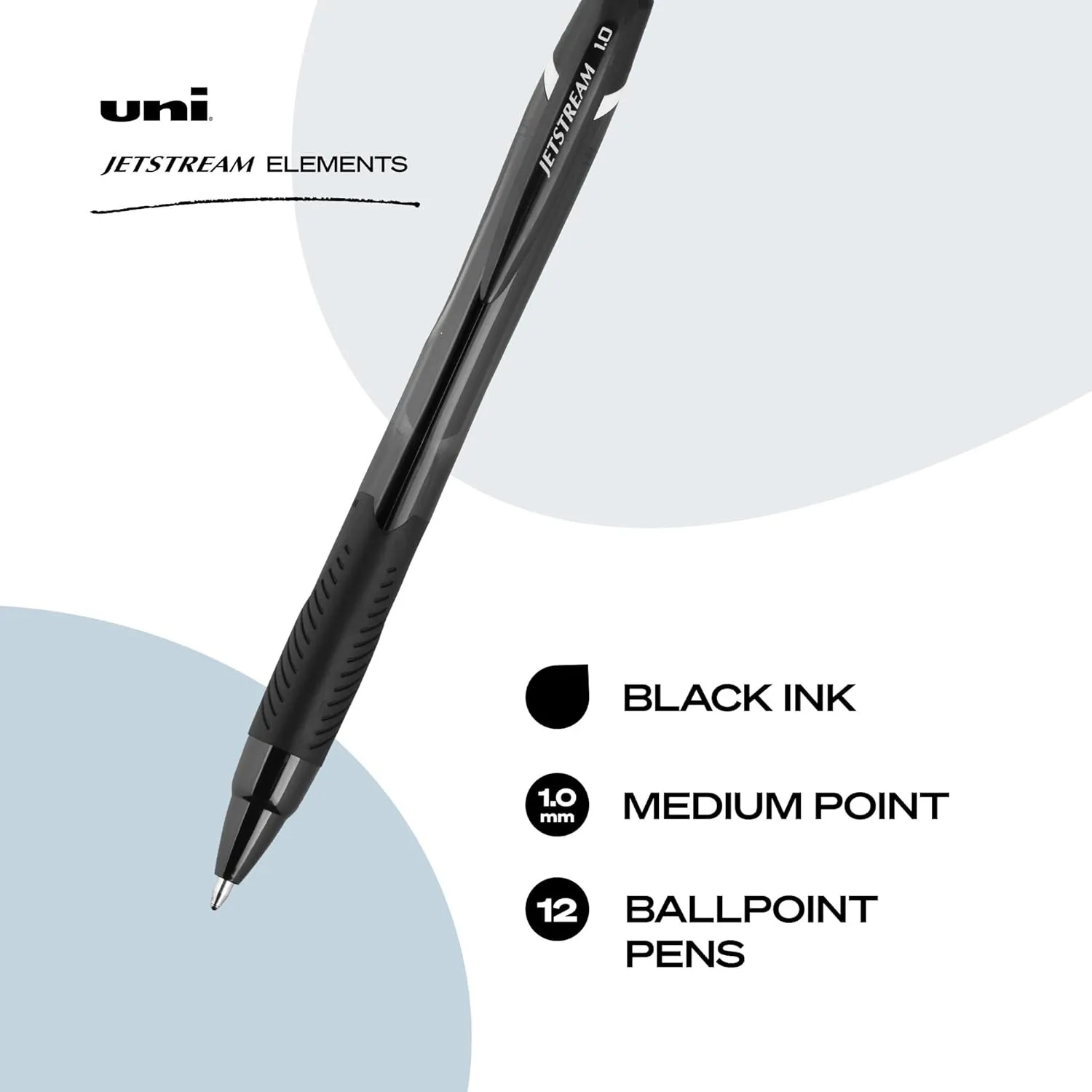 UNI-BALL Jetstream Elements Retractable Ballpoint Pens