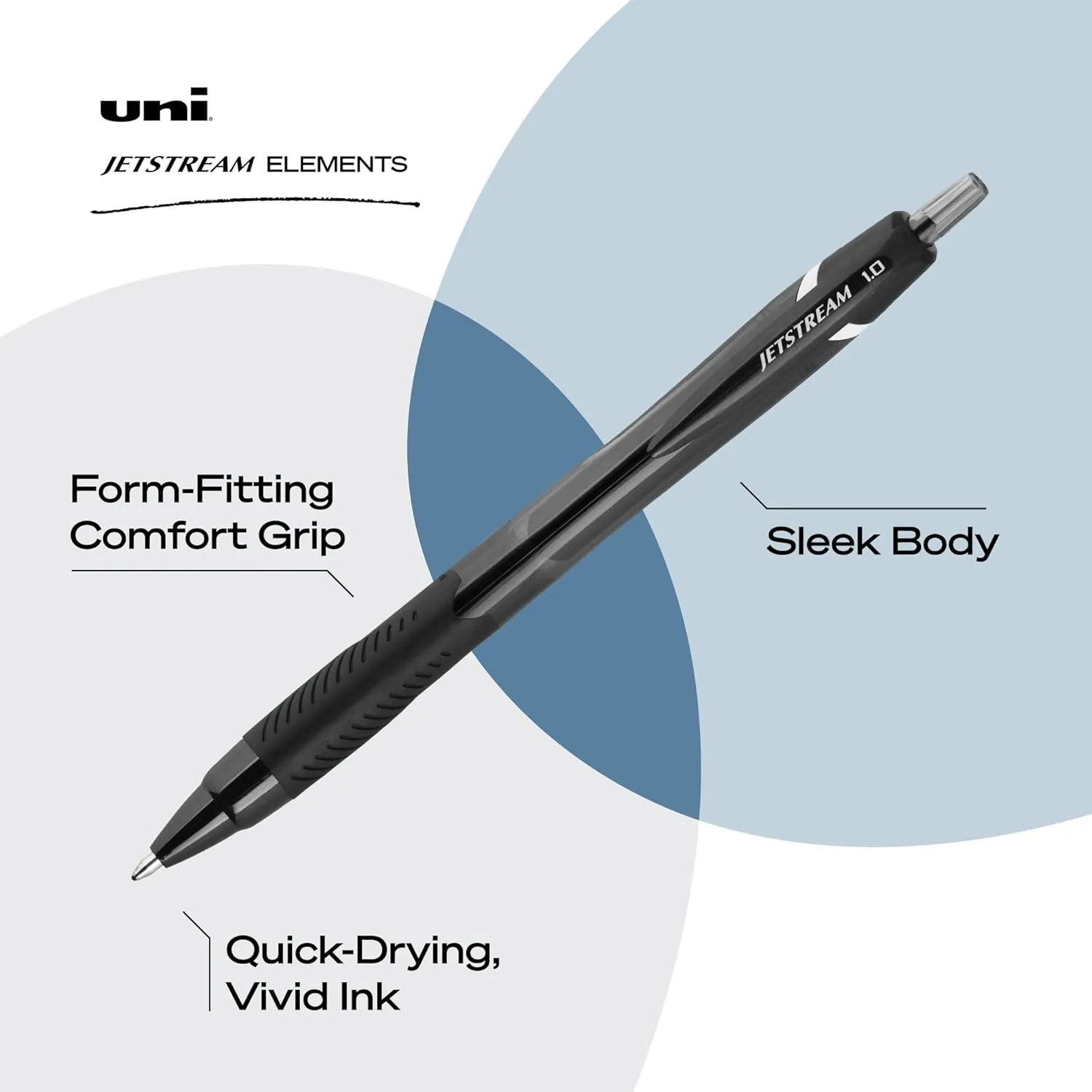 UNI-BALL Jetstream Elements Retractable Ballpoint Pens