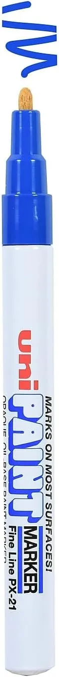 uni-ball Oil-Base Fine Tip uni Paint Marker - Blue (1 Count)