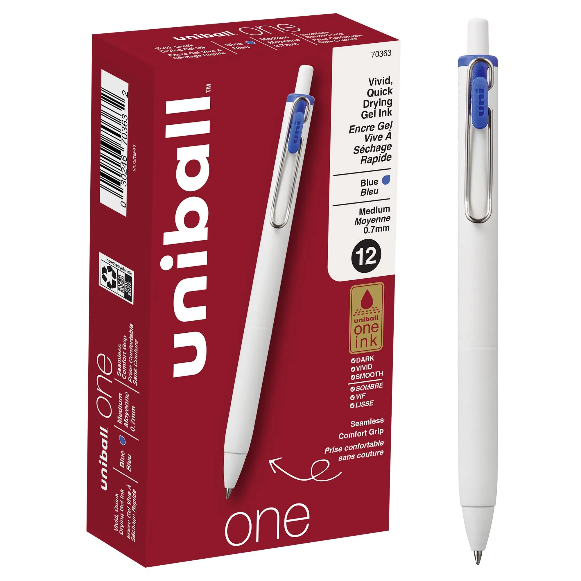 UNIBALL uniONE Retractable Gel Pens