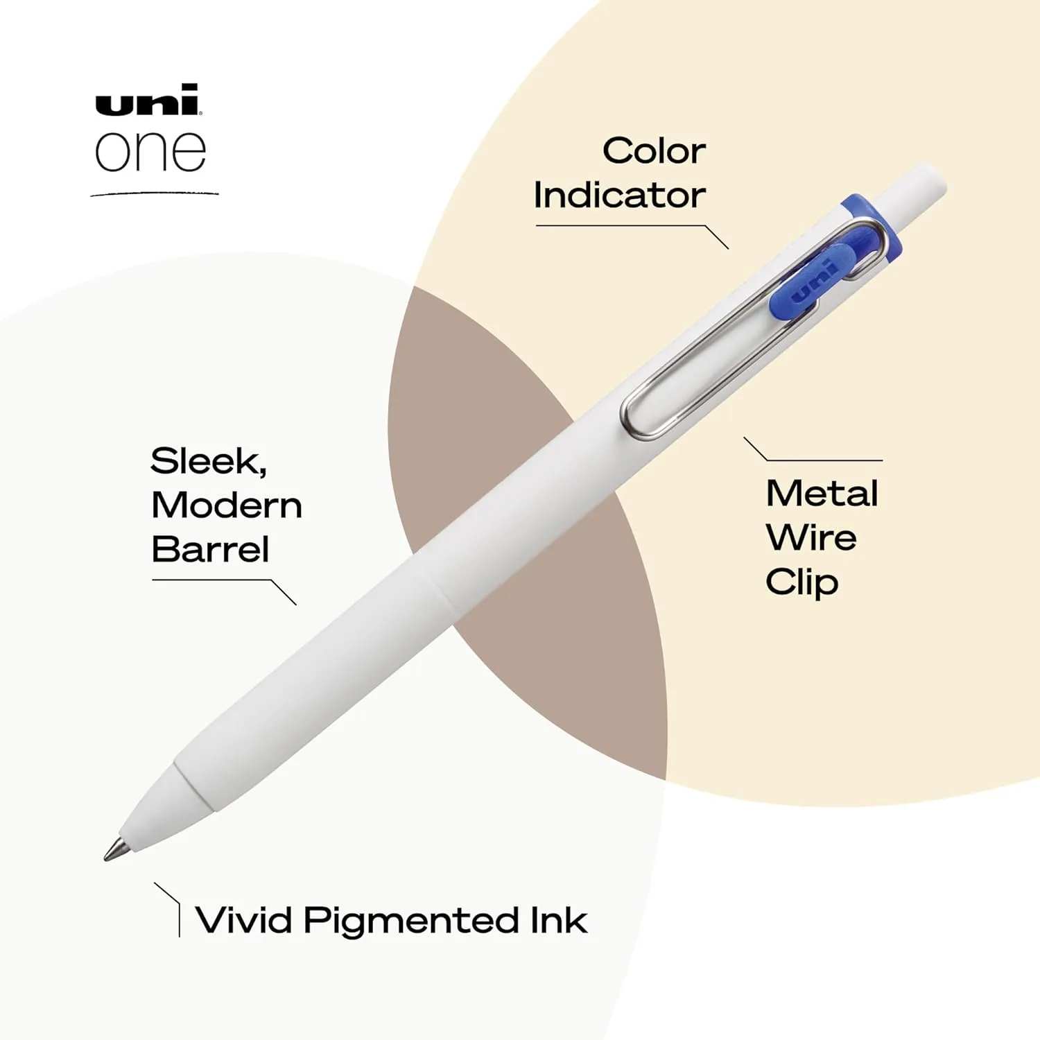 UNIBALL uniONE Retractable Gel Pens