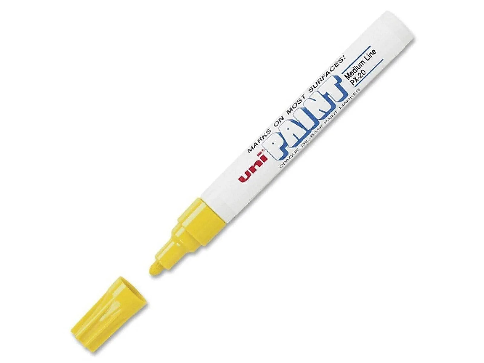 uni-ball Uni-Paint Oil-Base Medium Line Marker - Yellow