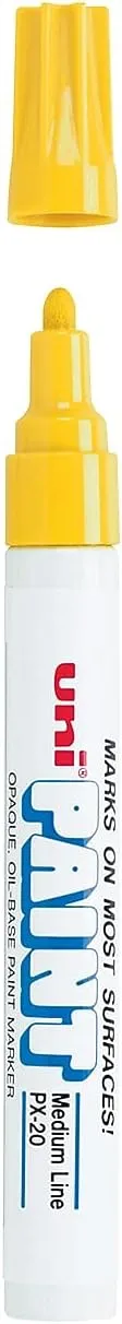 uni-ball Uni-Paint Oil-Base Medium Line Marker - Yellow