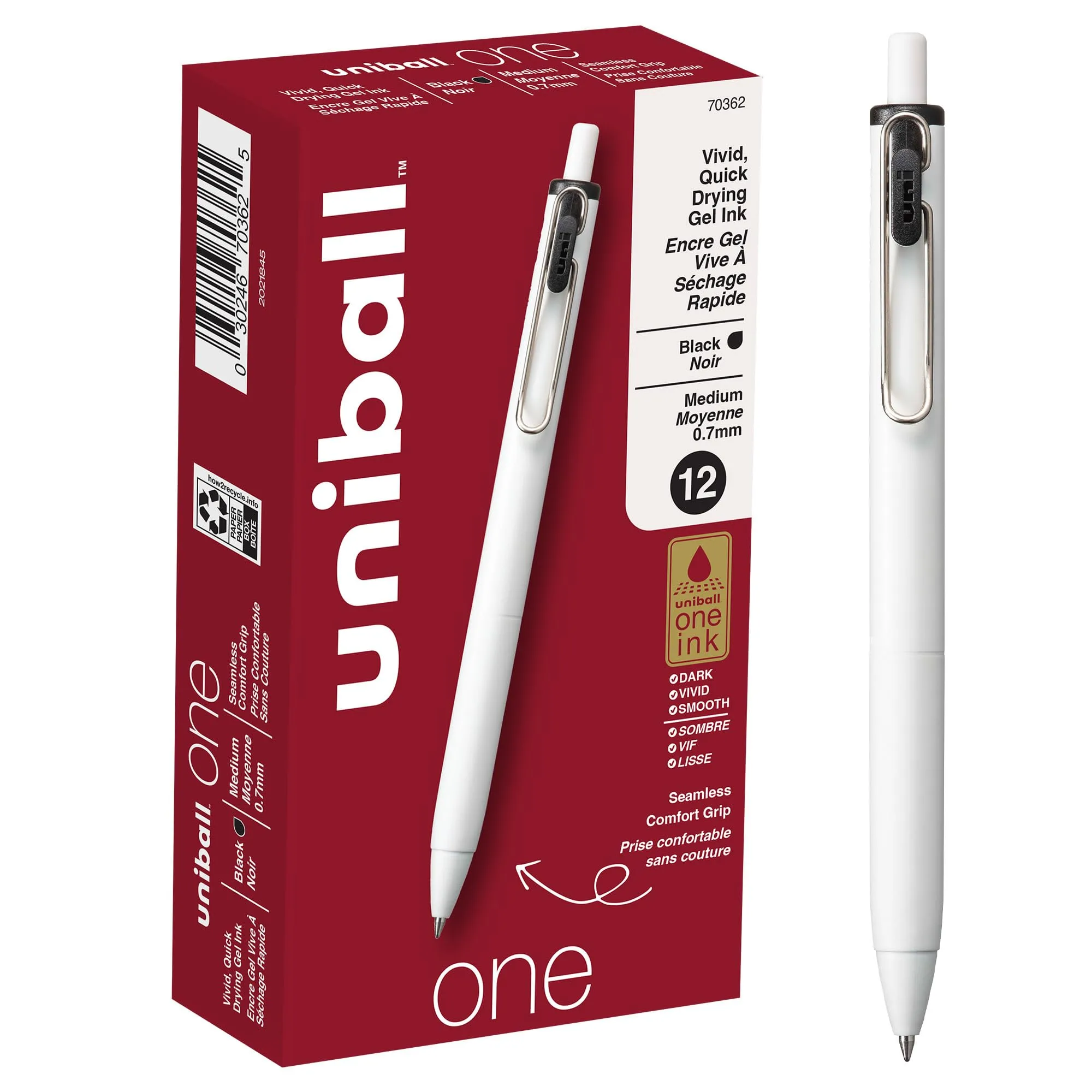 UNIBALL uniONE Retractable Gel Pens