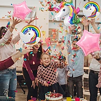 Unicorn Foil balloon 5 Pcs Set