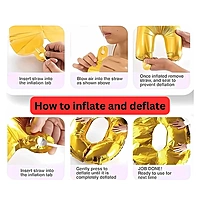 Unicorn Foil balloon 5 Pcs Set