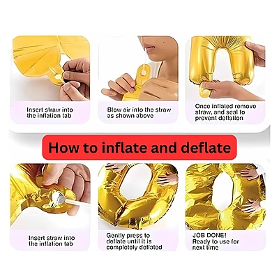 Unicorn Foil balloon 5 Pcs Set