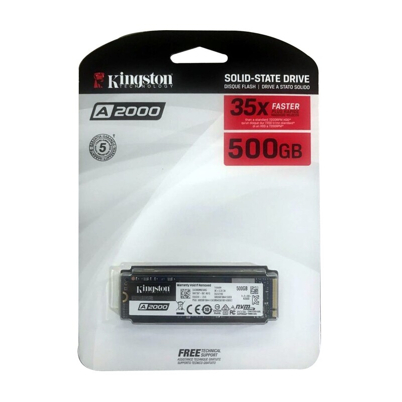 SSD Kingston 500gb M.2 PCIe NVMe A2000