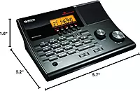 Uniden BC365CRS 500 Channel Scanner and Alarm Clock, Snooze, FM Radio, Weather Alerts, Search Bands used for Aviation