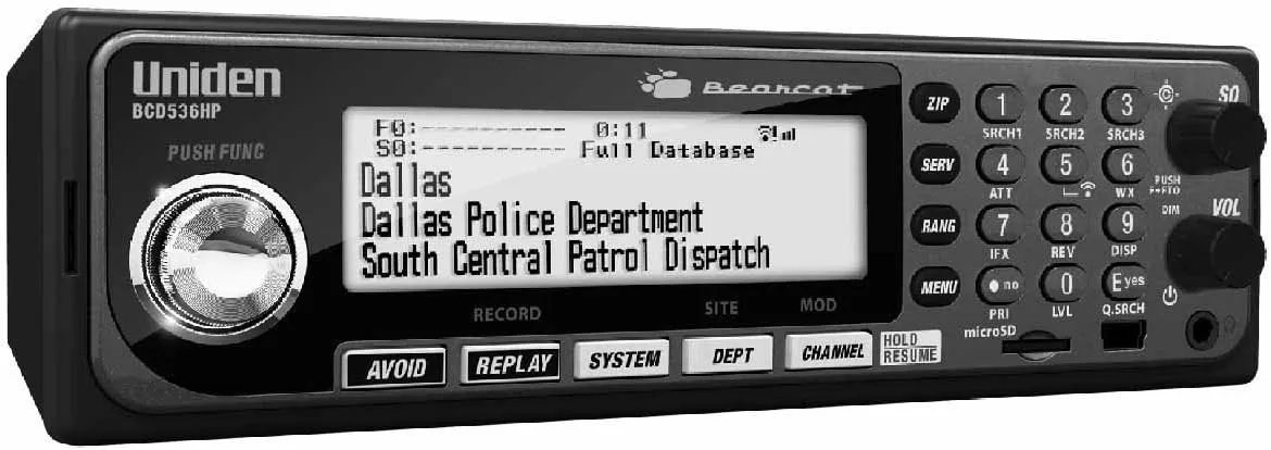 Uniden HomePatrol Series Digital Scanner with TrunkTracker V and S.A.M.E.