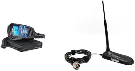 Bundle of Uniden CMX760 Bearcat Off Road Series Compact Mobile CB Radio + Uniden BCATPL259-19 Low Profile 18 Inch Magnetic