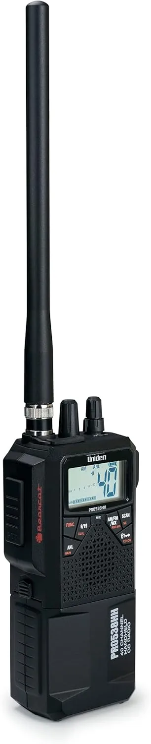 Uniden PRO538HHFM, “2 in 1” Dual Handheld/Mobile Emergency CB Radio with New FM Mode, Full 40 Channels, NOAA Weather Alerts