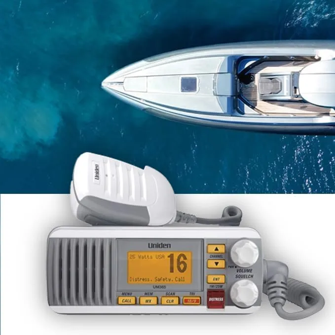 Uniden UM385 25 Watt Fixed Mount Marine VHF Radio