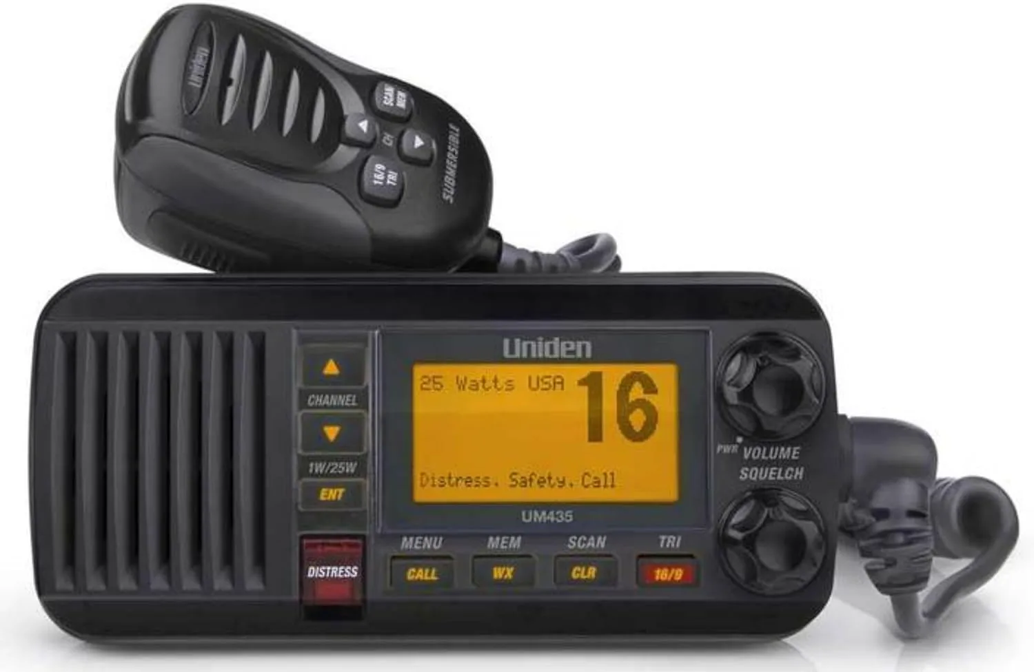 Uniden UM435 Advanced Fixed Mount VHF Marine Radio