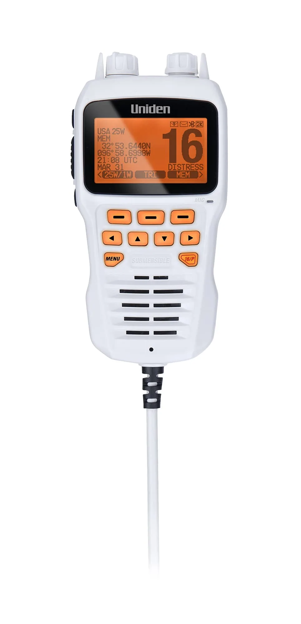 Uniden UMRMIC Remote Microphone for UM725 Series Marine VHF Radios