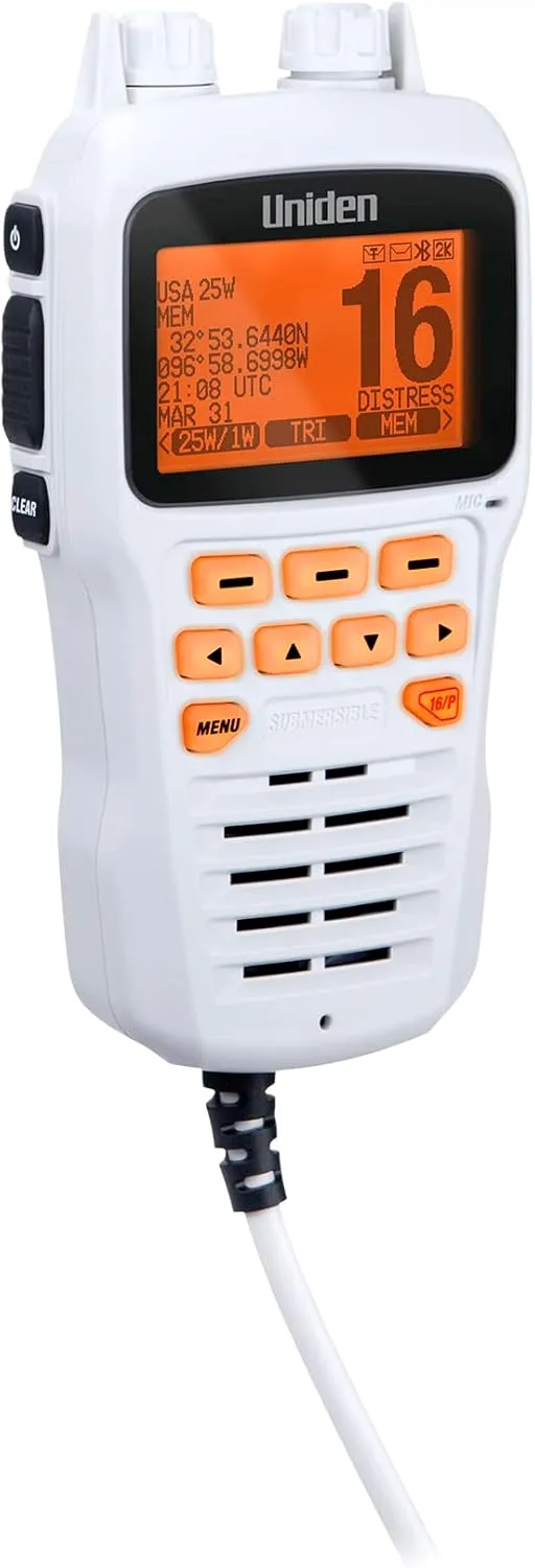 Uniden UMRMIC Remote Microphone for UM725 Series Marine VHF Radios