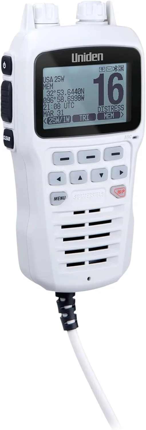 Uniden UMRMIC Remote Microphone for UM725 Series Marine VHF Radios