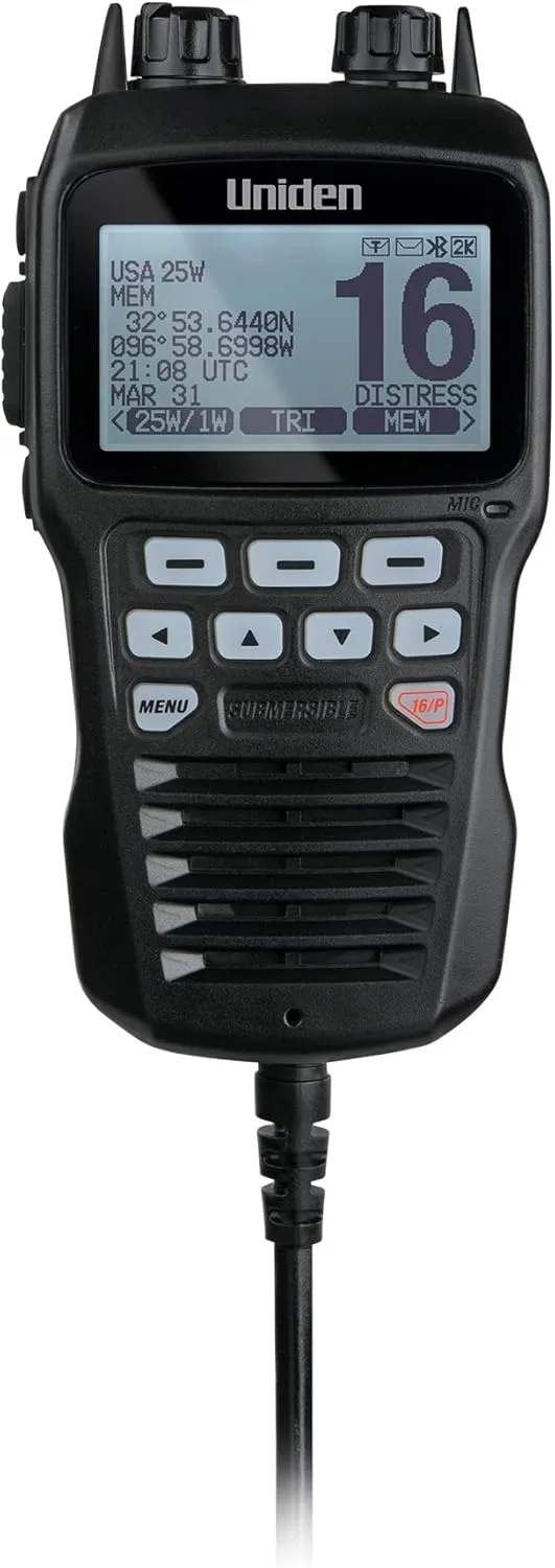 Uniden UMRMIC Remote Microphone for UM725 Series Marine VHF Radios