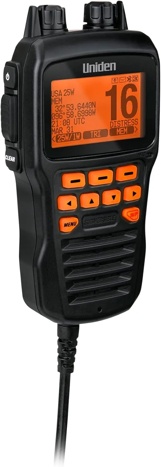 Uniden UMRMIC Remote Microphone for UM725 Series Marine VHF Radios