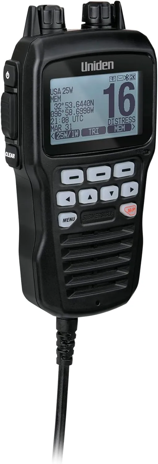 Uniden UMRMIC Remote Microphone for UM725 Series Marine VHF Radios