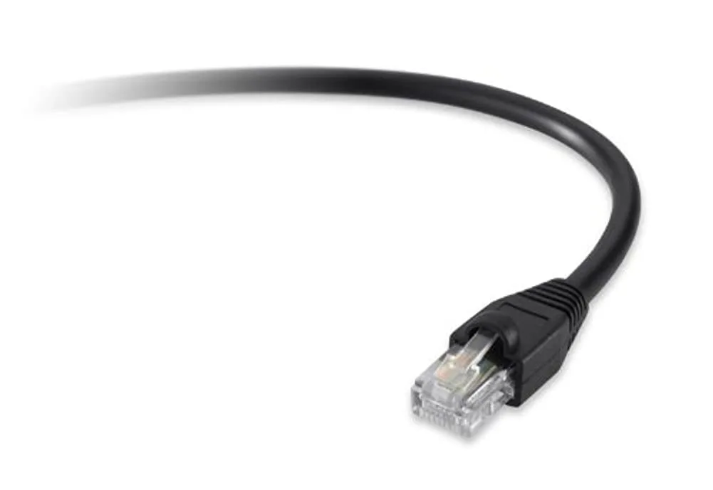 UNC GROUP 2FT CAT5E SNAGLESS UNSHIELDED (UTP) ETHERNET NETWORK PATCH CABLE BLACK