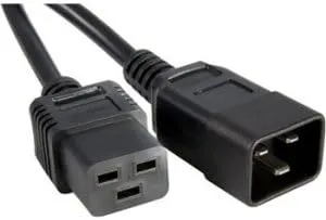 Unirise High End Data Center Rated Power Cord - For Rack - 250 V AC Voltage Rating - 20 A Current Rating - Black