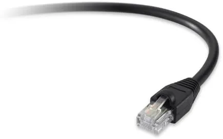 UNC GROUP 6IN CAT5E SNAGLESS UNSHIELDED (UTP) ETHERNET NETWORK PATCH CABLE BLACK