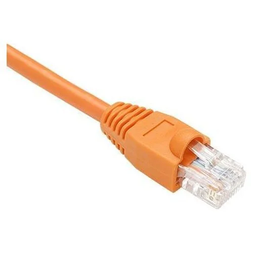 UNIRISE/UNC GROUP Cat6A 10 Gigabit Ethernet Patch Cable - 1 ft - Orange