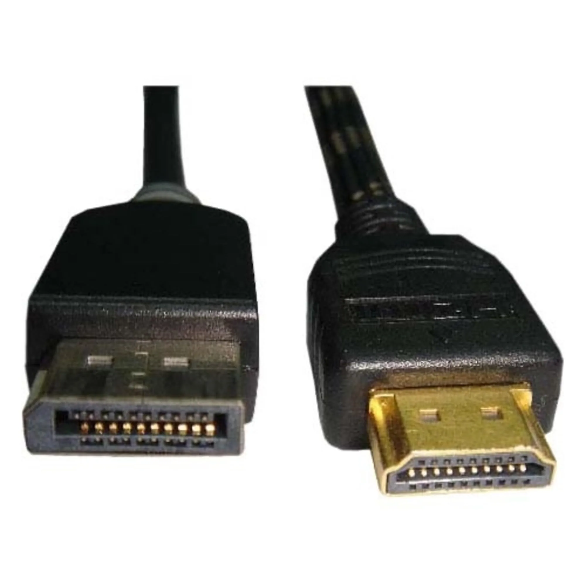 USA Unirise HDMIDP-06F-MM Video/Audio Cable, DisplayPort/HDMI, 6', Black