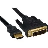 Unirise HDMI Male to DVI-D 12+1 M-M Cable - 15 ft DVI/HDMI A/V Cable - HDMID15FMM