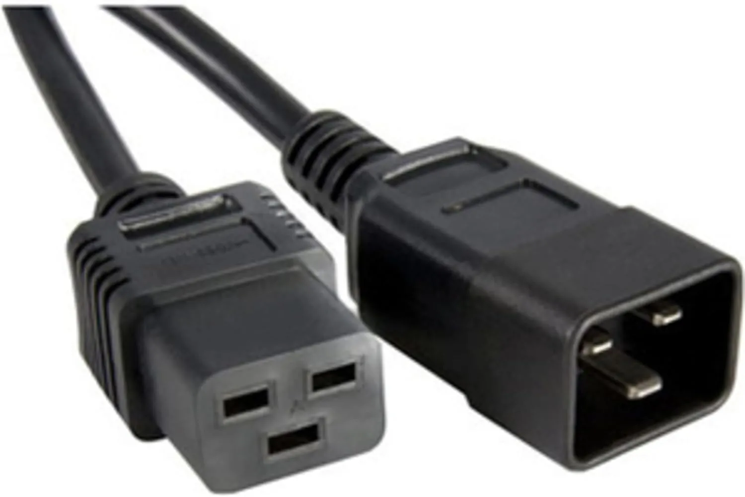 Unirise Standard Power Cord - 3 Ft - Iec 60320 C19 - Iec 60320 C20 250 V Ac - 20 A - Black