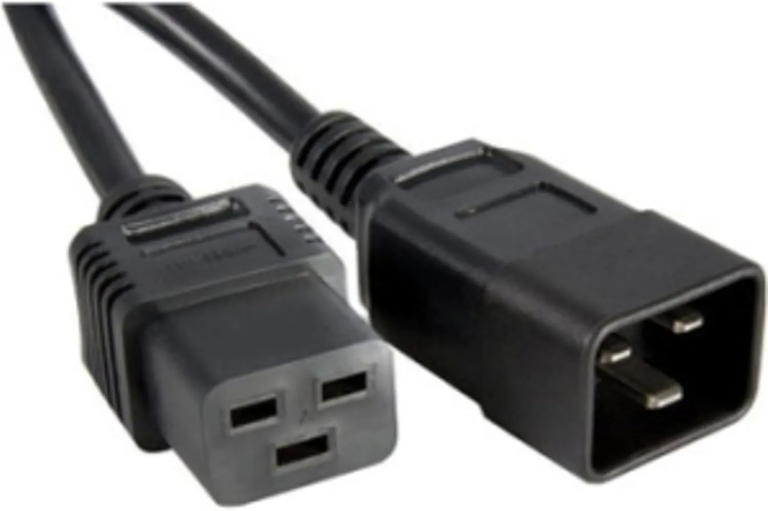 Unirise Standard Power Cord - 3 Ft - Iec 60320 C19 - Iec 60320 C20 250 V Ac - 20 A - Black