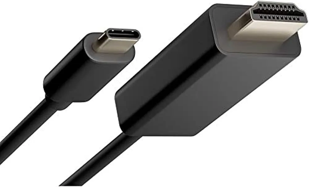 UNC 3FT USB-C TO HDMI CABLE  MALE-TO-MALE, SUPPORTS RELIABLE HDMI VIDEO OUTPUT