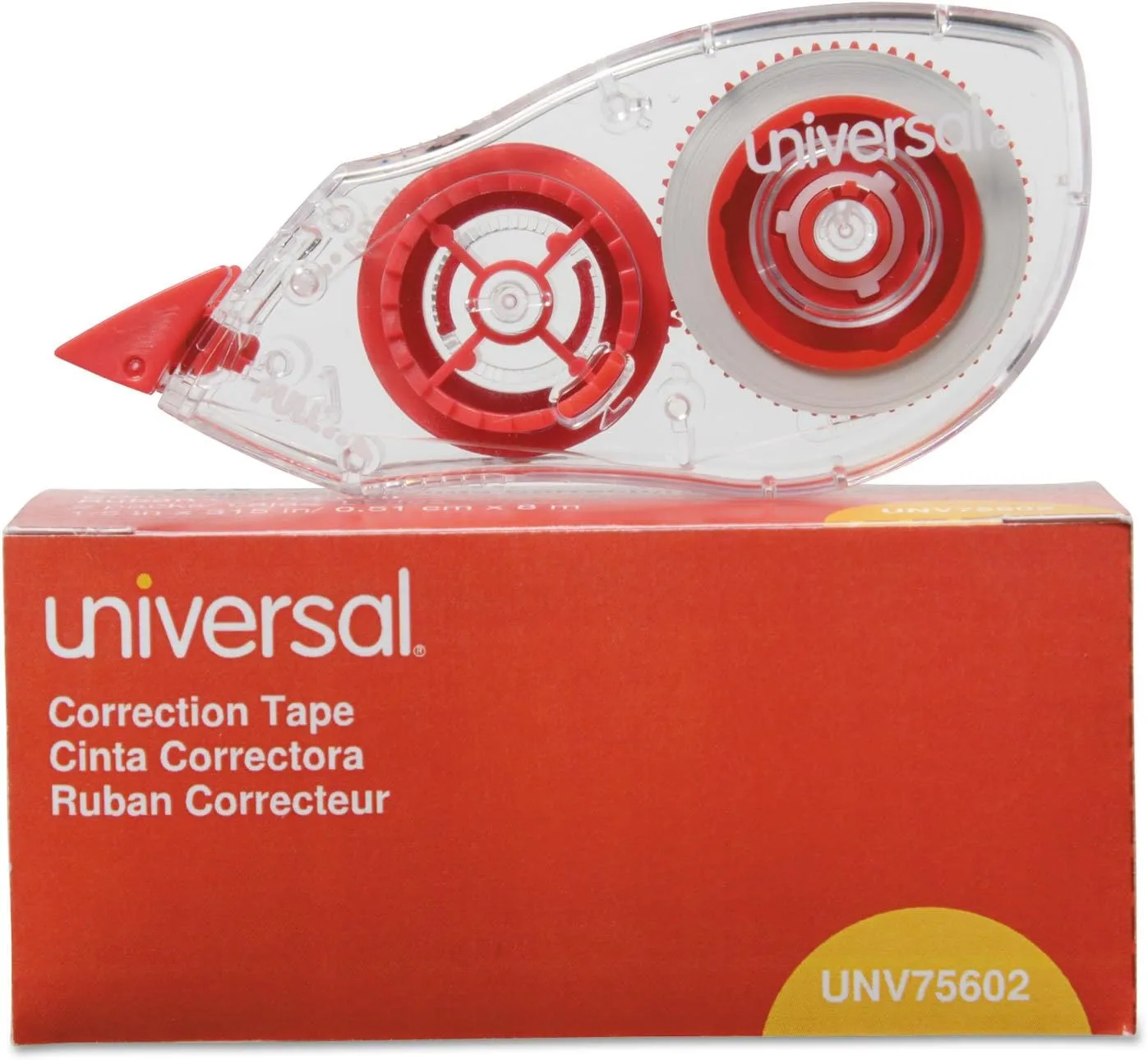 Universal UNV75602 0.2 in. x 315 in. Correction Tape Dispenser (2/Pack)