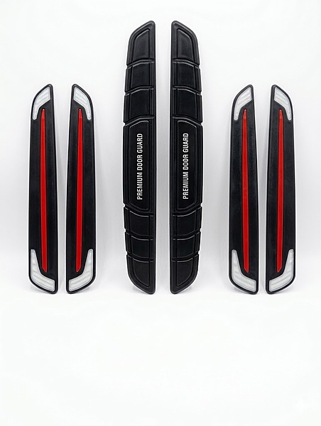 6-Piece Premium Car Door Guard Set – Anti-Collision Edge Protector Strips  Fit for Doors