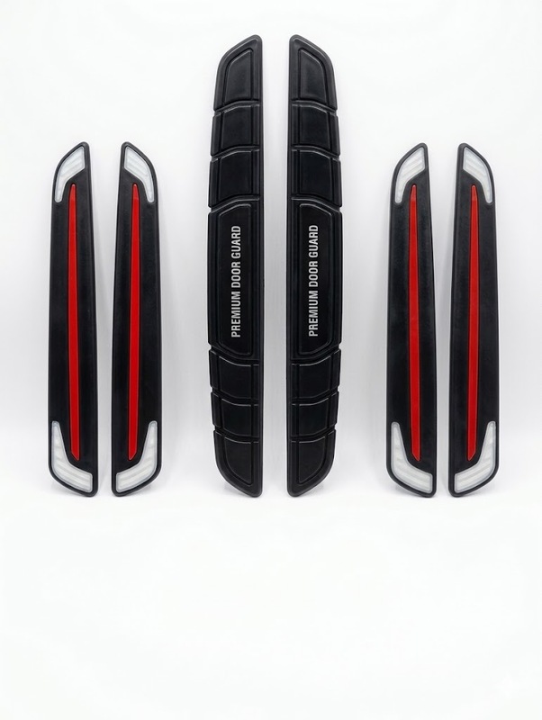 6-Piece Premium Car Door Guard Set – Anti-Collision Edge Protector Strips  Fit for Doors