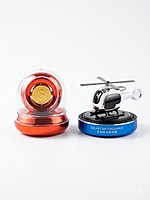 Solar Powered Rotating Helicopter Car Air Freshener – Aviation Aromatherapy Diffuser